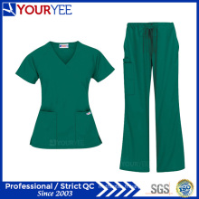 Cheap Customized Fashion Hospital Medical Uniforms Nursing Scrubs (YHS113)